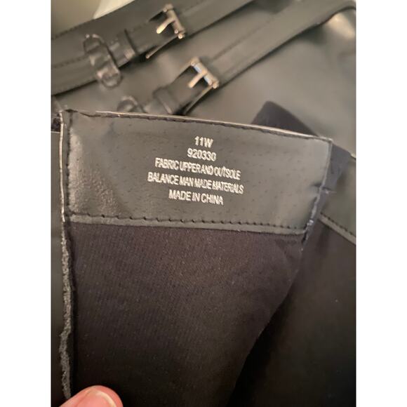 NWT Lane Bryant Women's Size 11 Heeled Boots Black Inside Zip 4" Faux Leather - Picture 9 of 13